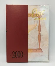 2000 Olympiad Clovis West High School Yearbook Fresno CA Hardcover Maroon