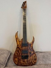 Guitarra Eléctrica Ibanez RGAIX6U Nudillo Desnudo Posterior Pastillas Bobina Grifo