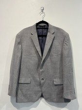 JOS A BANK Traveler's Collection Mens 46S Tailored Fit Wool Blazer Jacket Green