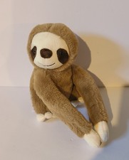 FAO Schwarz Hugging Sloth Brown Plush 9 Stuffed Animal