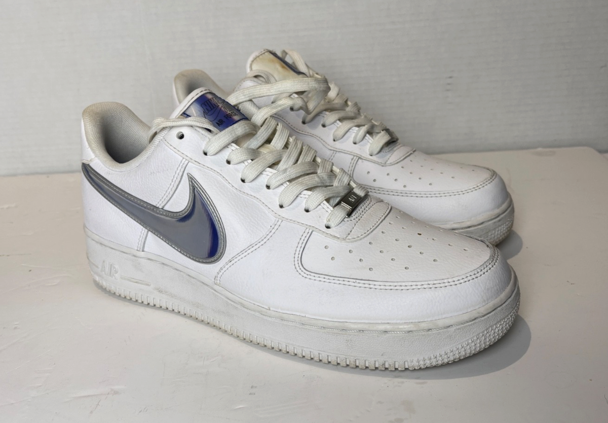 nike air force 1 sneaker low white silver