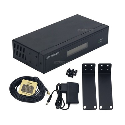 TF-NTP-LITE NTP Server + 10m Antenna Network Time Server w/ Screen 2 Network Ports 