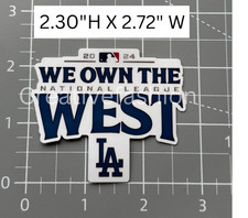 NEW Los Angeles Dodgers LA Dodgers Baseball Vinyl Sticker 36