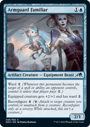 Armguard Familiar #46 Kamigawa: Neon Dynasty Common MTG