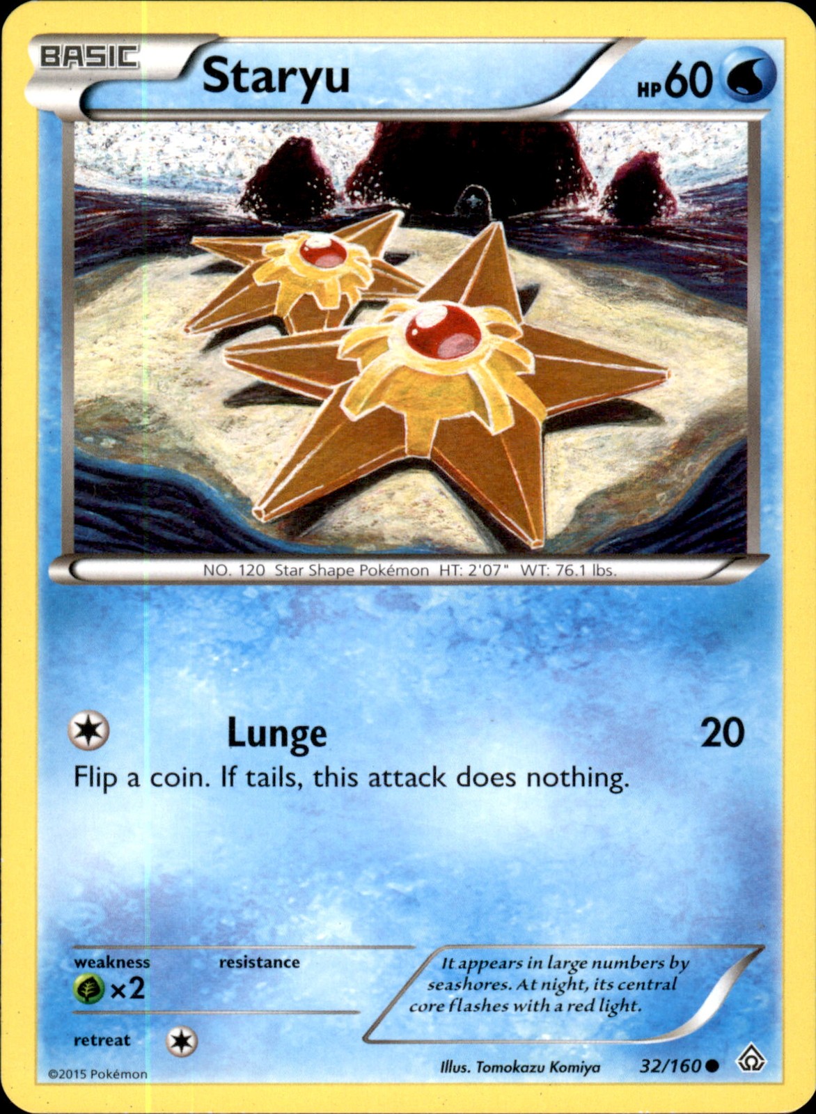 Staryu 32/160 Common - Pokemon XY - Primal Clash MP
