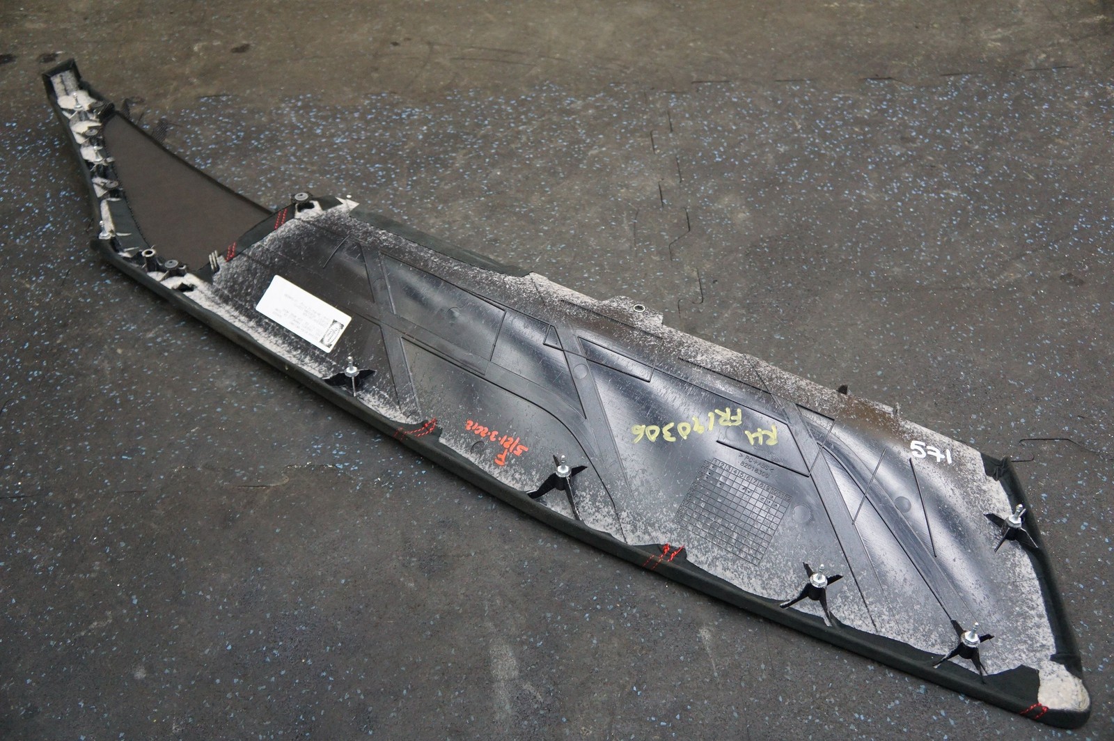 Front Right Door Trim Black Alcantara Red Stitch 84353912 OEM Ferrari FF 2011-16