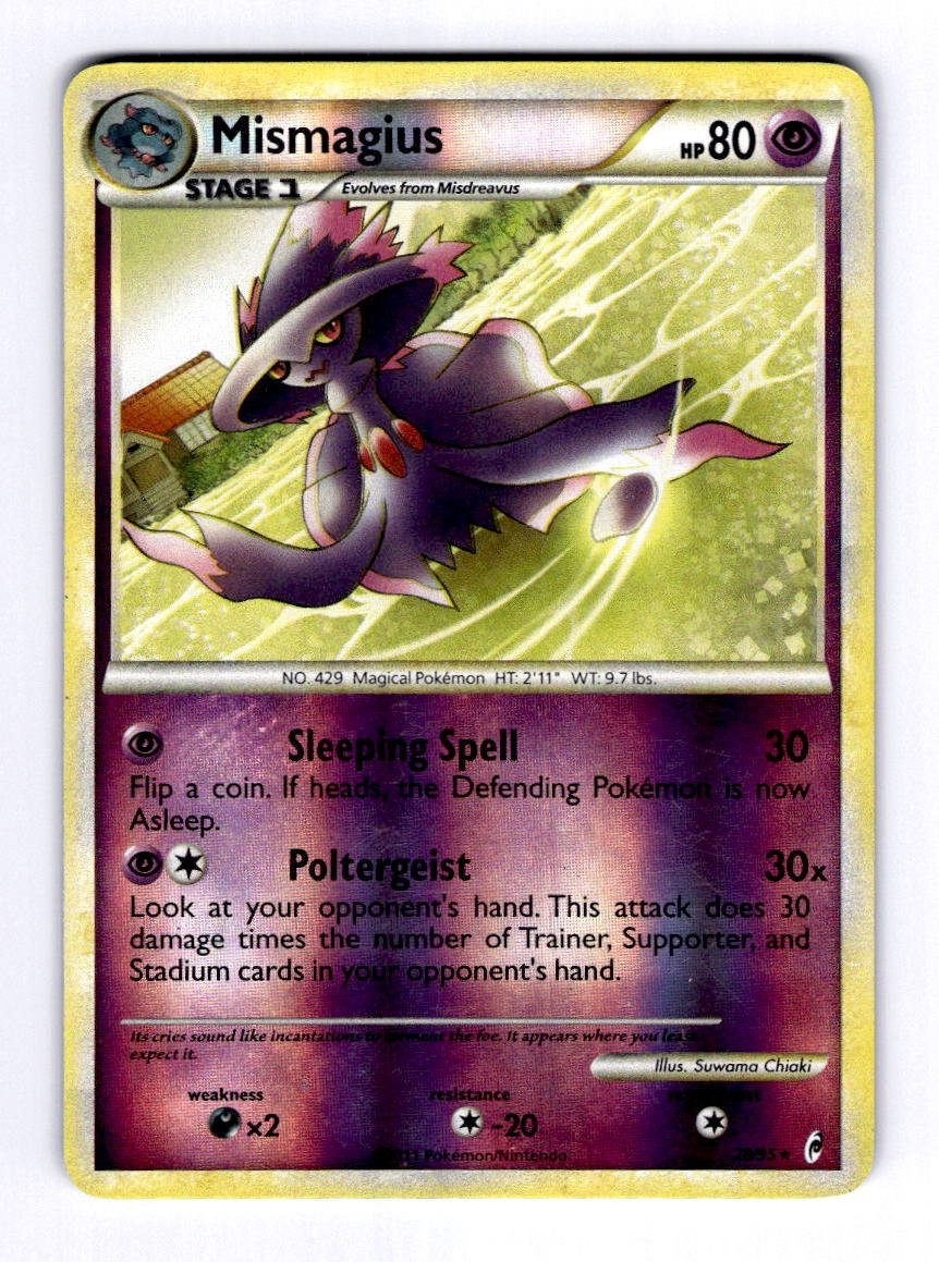 Mismagius Call of Legends #28 (2011) Rare Reverse Holo LP Pokemon