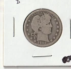 1909 D Barber Quarter (VG)