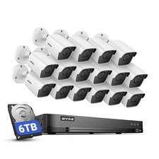 ANNKE 4K 8MP 16CH DVR 5MP Video CCTV Security Camera System Outdoor IP67 H.265 