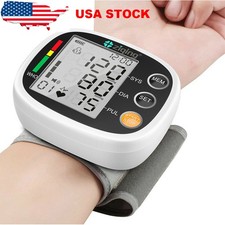 Digital Blood Pressure Monitor Wrist BP Cuff Gauge Heart Rate Automatic Machine