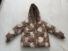Baby Gap Sherpa-Lined Polka Dot Puffer Jacket 5 Years