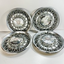 1975-1984 Cadillac Deville 15 Inch Wire Spoke Hubcap Wheel Covers 16725 2 253786 1975-1984 Cadillac Deville 15 Inch Wire Spoke Hubcap Wheel Covers 16725 2 253786