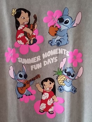 Zara x Disney Vintage Pullover Hoodie Hooded Lilo & Stitch Denim Look 164 Teens
