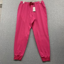 FIGS Tansen Jogger Scrub Pants Men XL Tall Pink Drawstring Pockets Po 6093