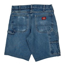 Dickies Denim Shorts - 34W 9L Blue Cotton