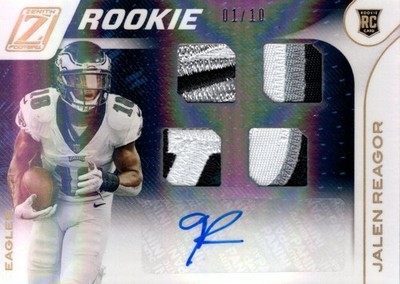 2020 Zenith Artist Proof Gold #105 Jalen Reagor Auto Patch /10 - FB