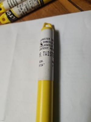 5/16'' Mr Twister 6 INCH LOCKMASTER LOCKSMITH Hardplate Safe Drill Bit  MARBLE