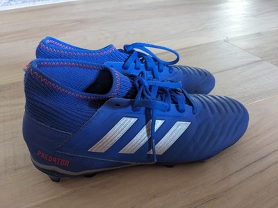 Adidas Predator 19.3 FG J Soccer Cleats Blue Size 4.5 US New In Box