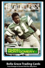 1983 Topps Wilbert Montgomery #144 Philadelphia Eagles NFL Football