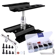 Black RC Car Repair Work Stand 360 Degree Rotation Lift with Screws Kit