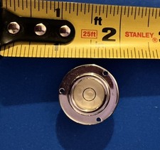 G  B Geier  Bluhm 1  Round Bullseye Bubble Level Circular Indicator, NOS