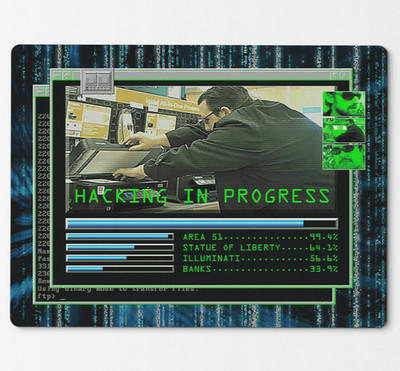 Mega64 Deus Ex Hacking in Progress Mousepad - Exclusive Patreon Gift Summer 2021