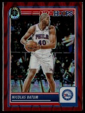 Nicolas Batum #30 2023-24 Hoops Premium Stock Red Pulsar 8064