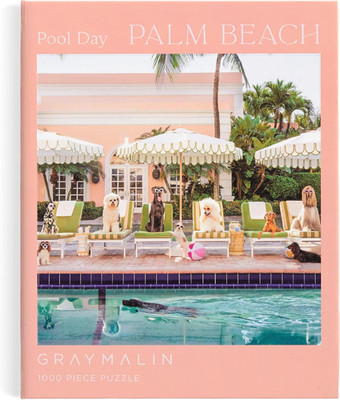 Galison Gray Malin Palm Beach 1000 Piece Book Box Jigsaw Puzzle NEW SEALED