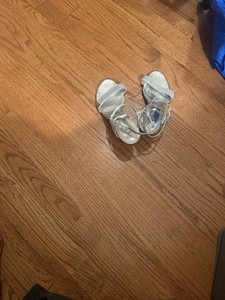 Silver Heels Size 7