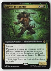 Kraven the Hunter (Extended Art) 273/314 Marvel's Spider-Man MTG