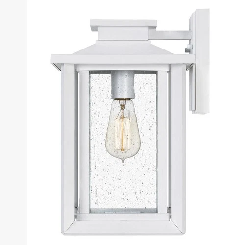 Wakefield 1-Light Outdoor Wall Mount in Matte White - Picture 4 of 7