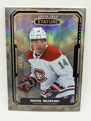 2021-22 Upper Deck Stature - Nick Suzuki SSP PARALLEL /22 - Montreal Canadians