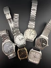 SEIKO GRAND QUARTZ, VINTAGE QUARTZ WATCH LOT FOR PARTS - MULTIPLE MODELS
