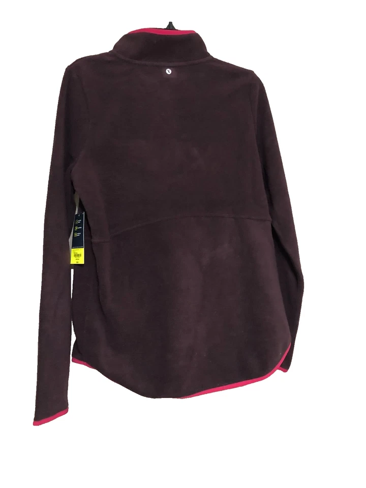 Pulôver feminino Xersion lã 1/2 zíper zíper central bolso rum passas médio novo - Imagem 3 de 4