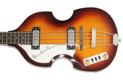 Paul McCartney The Beatles Signed Autograph Hofner 500/1 Violin