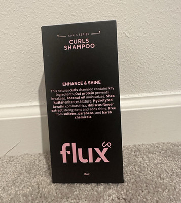 fluvs Curls Series Shampoo Enhance & Shine Sulfate-Free Curly Hair 8 oz