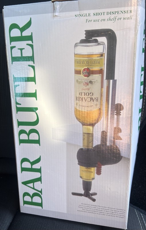 Bar Butler Single Shot Liquor Dispenser For Use On Shelf Wall Bar Drinks 2003