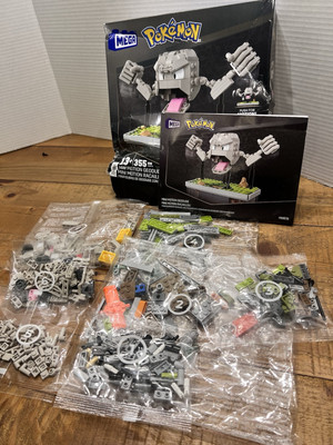 Pokmon Building Toys Set Mini Motion Geodude 343 Pieces 5 Inches Tall Moving Arm