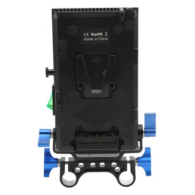 Camera External V Mount Lock Battery Plate Power Supply Splitter Adapter Wit Kit