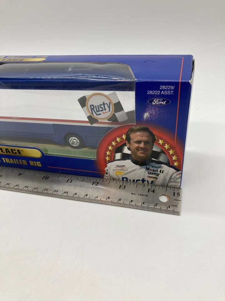 New Hasbro Scale Rusty Wallace Nascar Winner's Circle Die Cast Semi Truck NIP - Image 2 of 4