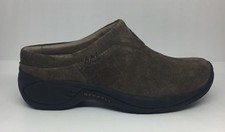 MERRELL Women  s 6 M Encore Free Stone Brown Nubuck Leather Mule Shoes  J66662