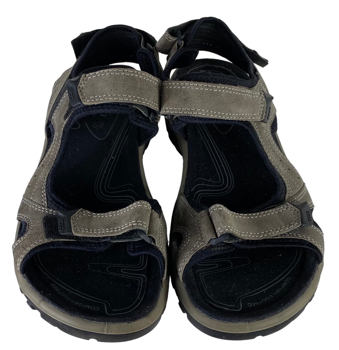 ECCO Yucatan Sport Sandals Shoes 47 US 13 / 13.5 Leather  display picture 3