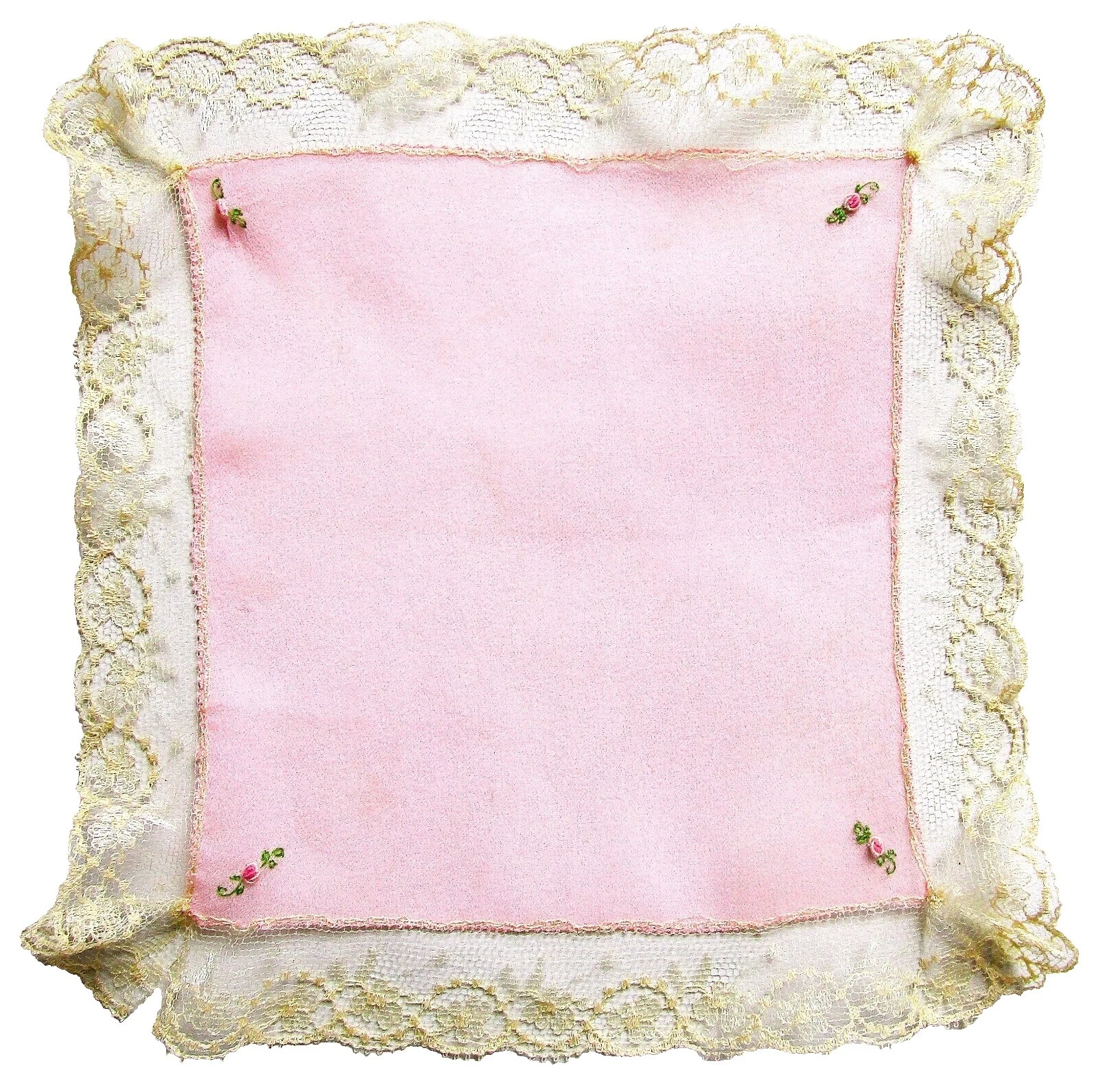 Chifón Pañuelos vintage sólido liso & Solid