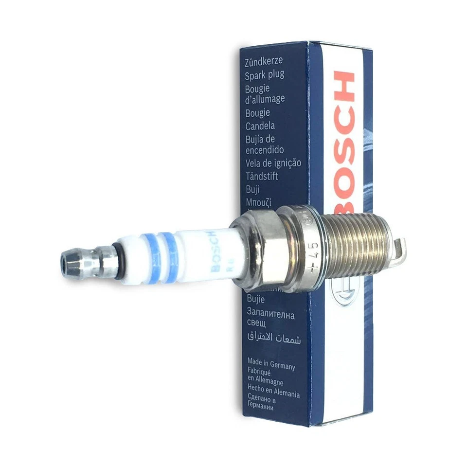Bosch Super Set of 8 Spark Plugs For Mercedes W202 W215 C43 AMG CL500 CLK430 - Image 4 of 4