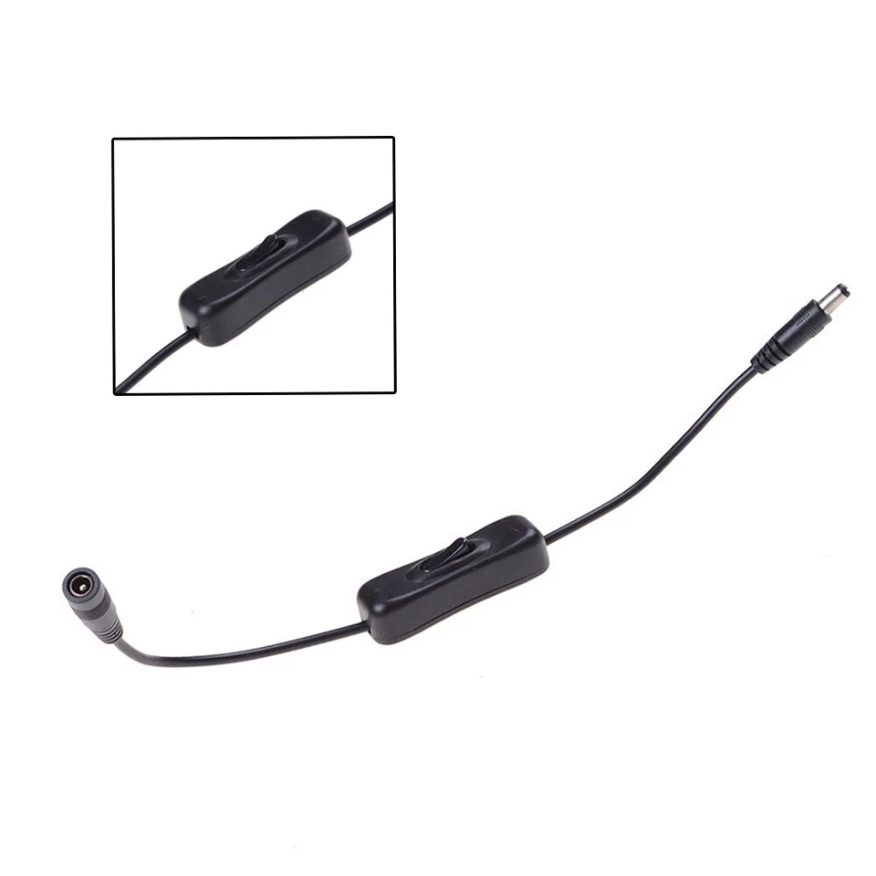 LED Light Strip In-line 12V On Off Switch With Male Female 2.1mm 5.5mm Connector - Image 4 of 4
