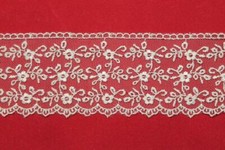 Pizzo merletto di tulle nastro alto 5cm Sweet Trims 1641 passamaneria bordo