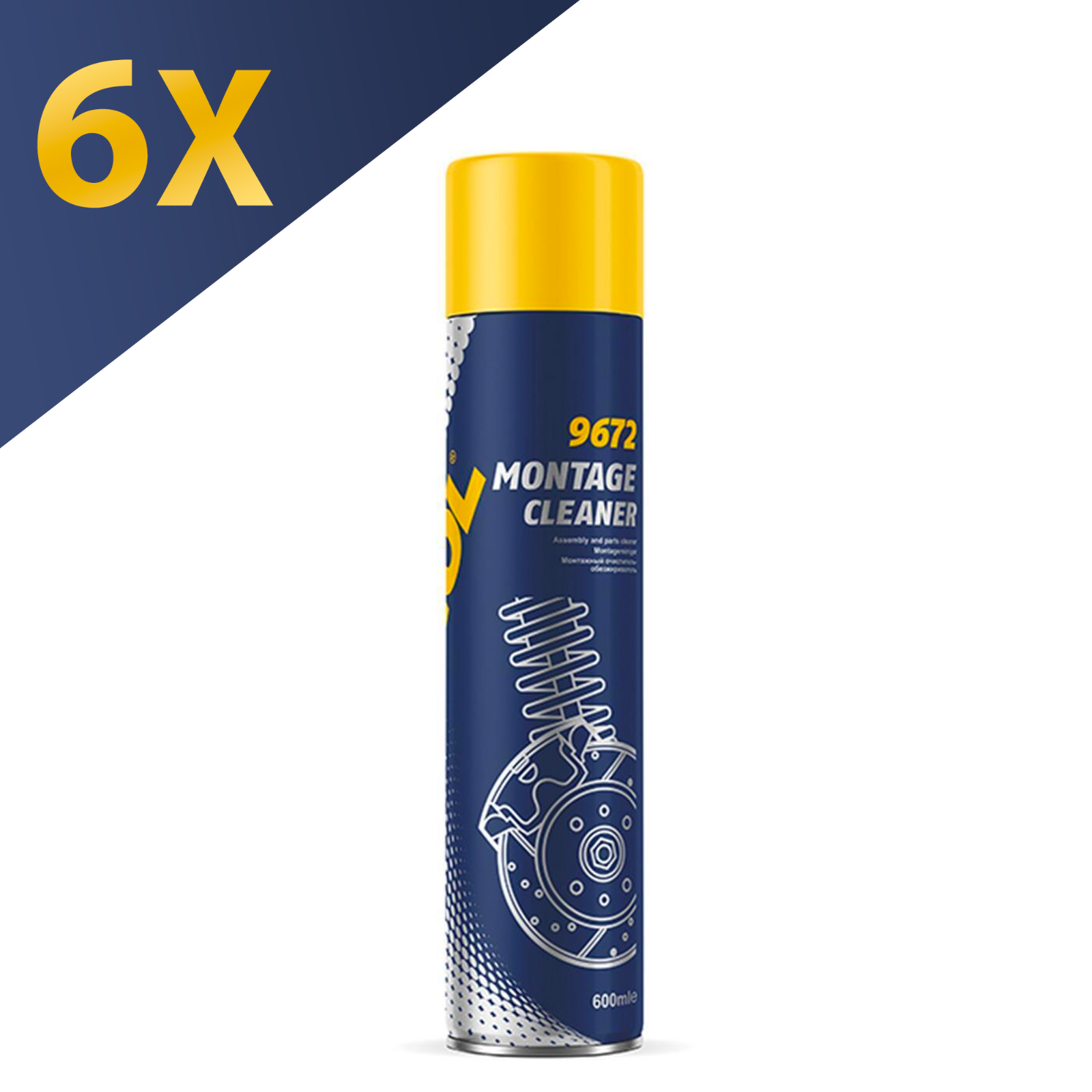 600ML MANNOL BRAKE AND CLUTCH CLEANER AEROSOL SOLVENT SPRAY DEGREASER