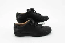 Vionic Women Sneaker Lindsey Size 7M Black Leather Athletic Shoe Pre Owned xq