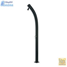 DOCCIA SOLARE CURVA STELLA SERBATOIO 20 L IN PVC ACQUA CALDA PISCINE H 230 CM