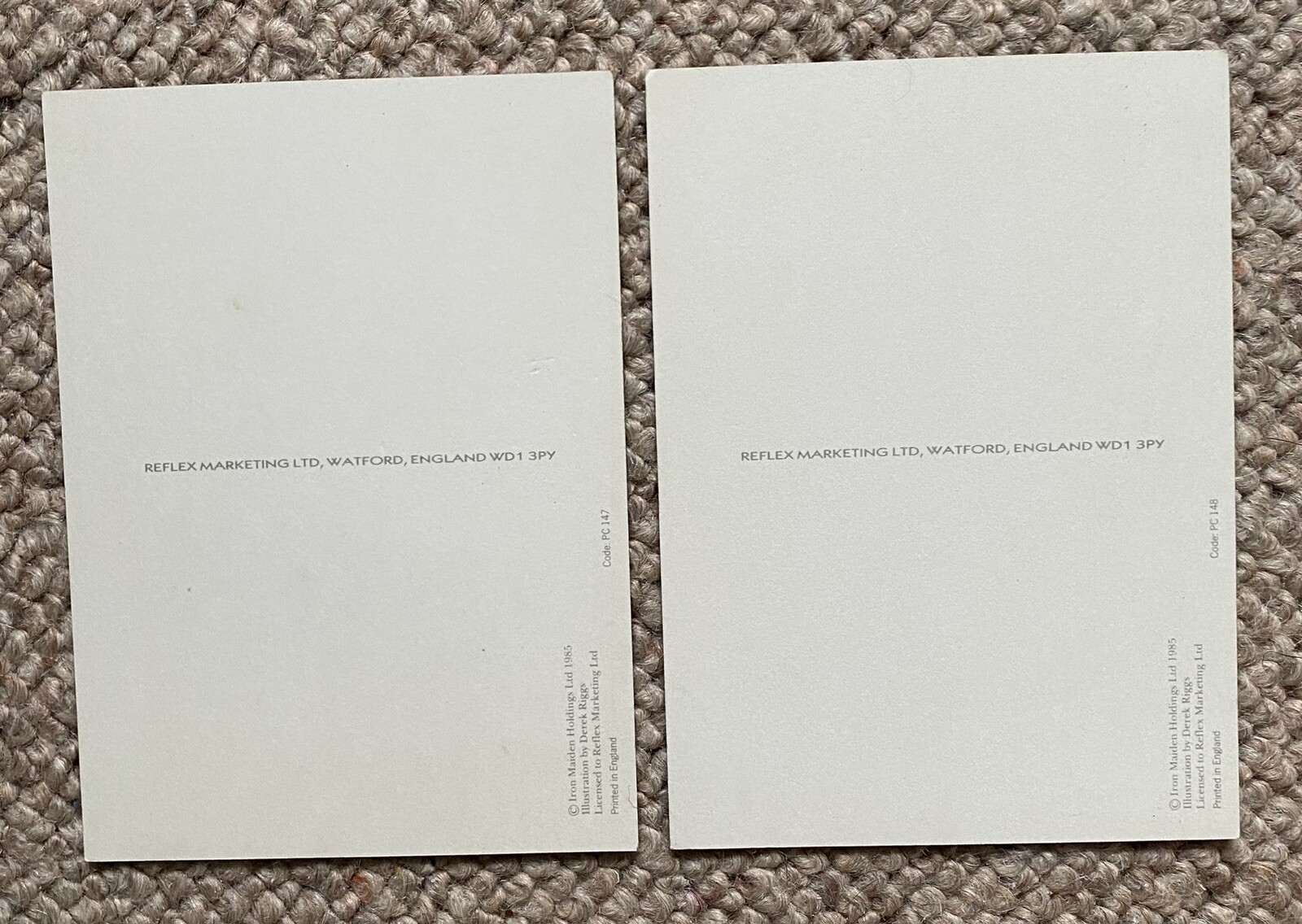 Iron Maiden vintage postcards. Killers. Vintage 1980s eBay